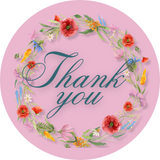 Floral Thank You wreath sign