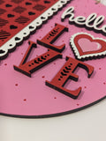 LOVE Valentine's 3D sign