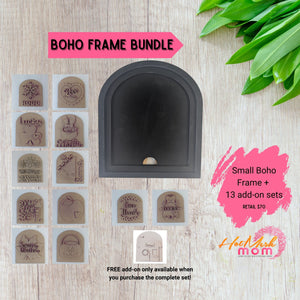 Boho Frame + add-on Bundle (small)