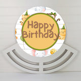Happy Birthday Wreath rail