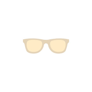Sunglasses (2 pieces) wood blank - 12"