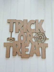 Trick or Treat Cutout