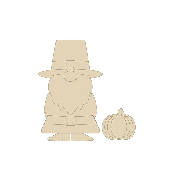Thanksgiving Pilgrim Gnome with tutorial
