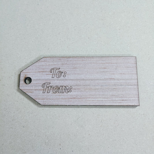 Wood Gift Tag