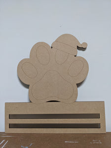 Santa Paw Wreath Rail