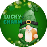 Lucky Charm gnome round, Wreath Rail, Wreath Base