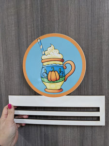 Pumpkin Spice Printed Wreath Rail