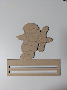 Cupid Gnome Wreath Rail