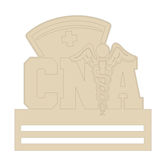 CNA Nurse Wreath Rail