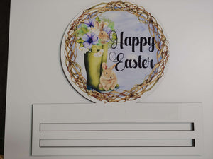Happy Easter Grapevine Printed Rail