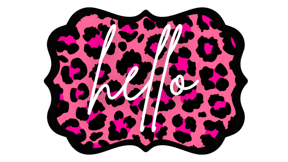 hello pink leopard benelux, Wreath Rail
