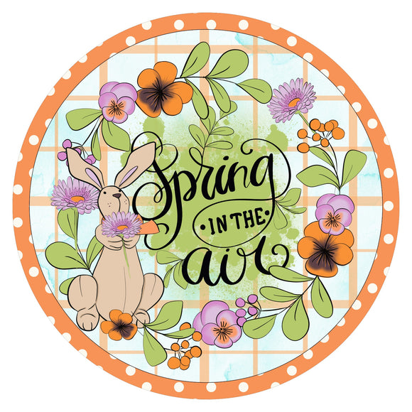 Spring is in the Air - Wreath Sign