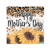 Mother's Day wreath charm, square