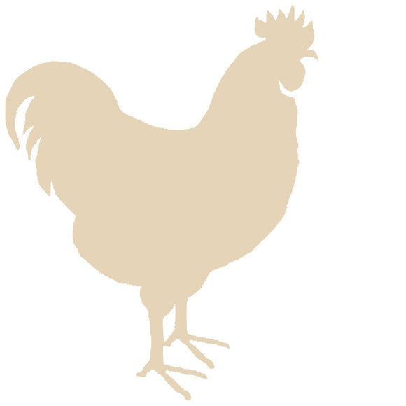 Rooster Cutout