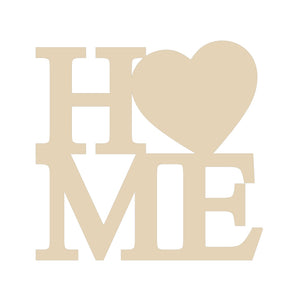 Home with Heart Cutout