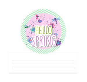 Hello Spring wreath rail, FCBS
