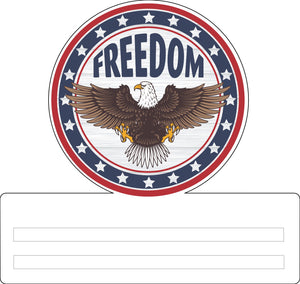 Freedom Eagle Printed Wreath Rail, AWS