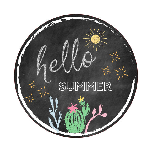 Hello Summer chalk - Wreath Sign