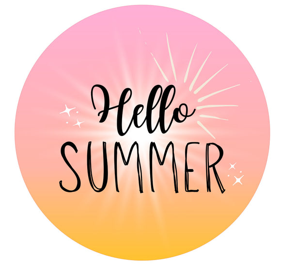 Hello Summer - Wreath Sign