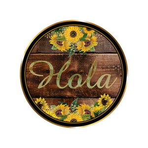 Hola Sunflowers - Wreath Sign