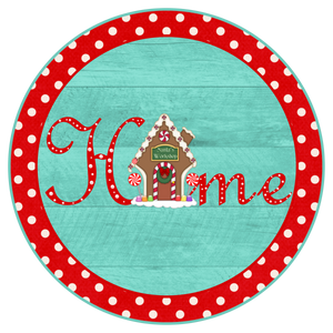 Gingerbread Home  - Wreath Sign