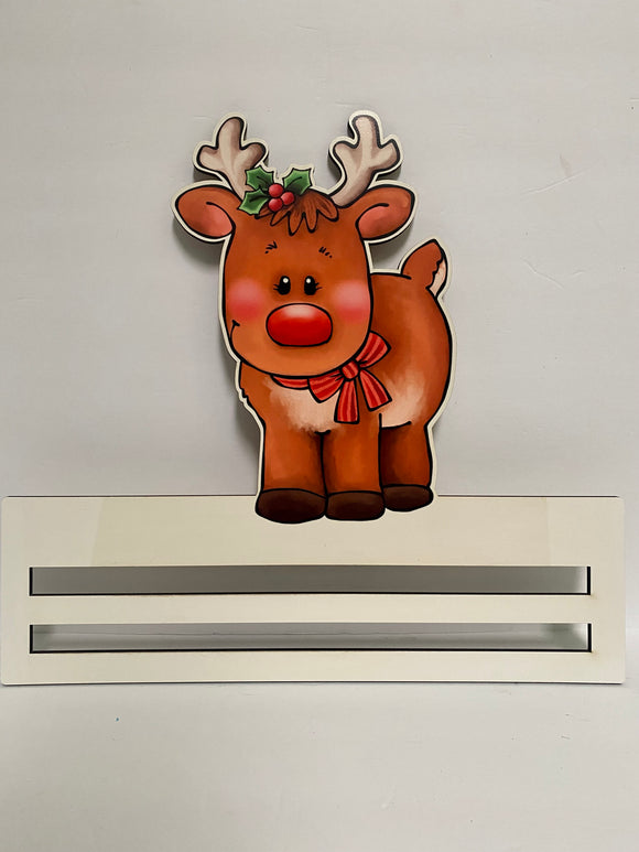 Reindeer Wreath Rail