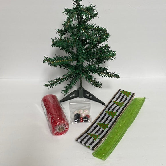 Striped Christmas Tree Swag Kit