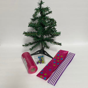 Pink Christmas Tree Swag Kit