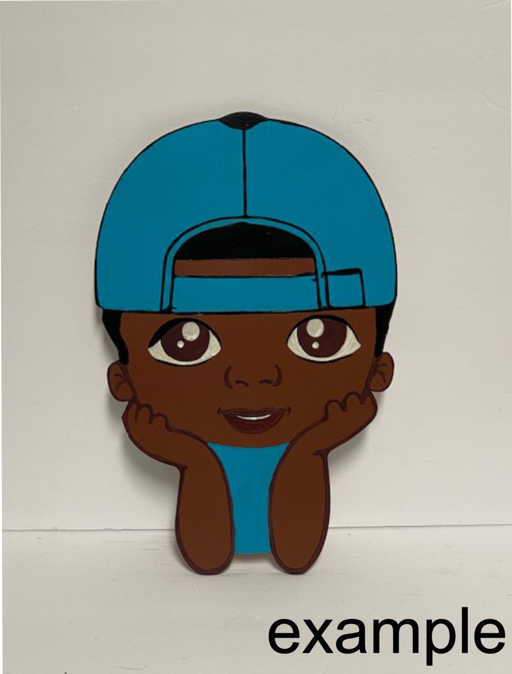 Little Boy with hat Cutout