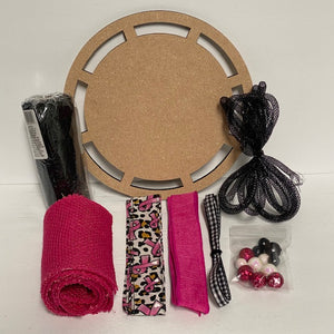Breast Cancer Candle Base Kit