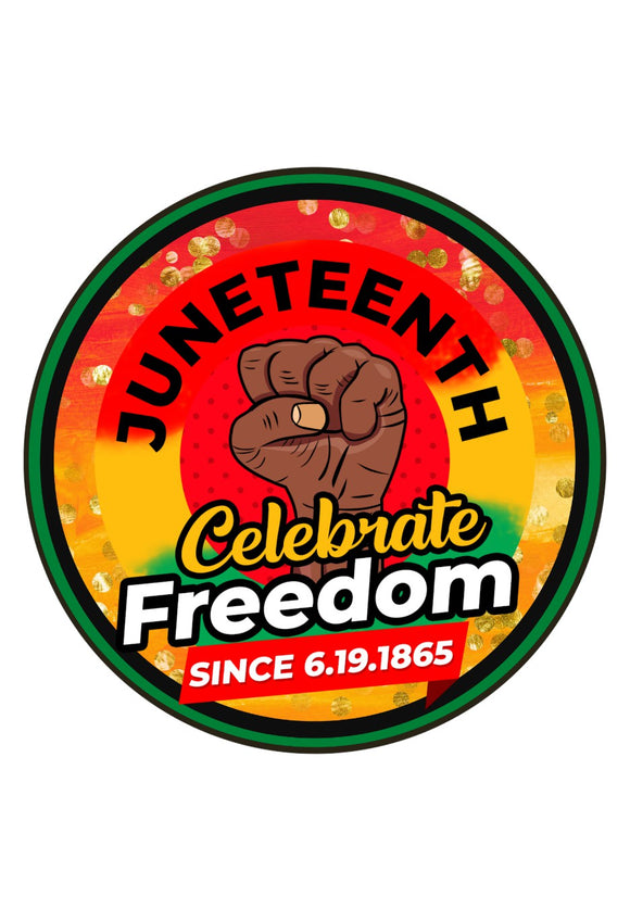 Juneteenth Freedom round - Wreath Sign