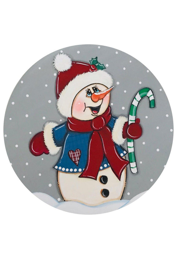 Snowman - Wreath Sign by Glitter Heart Designs