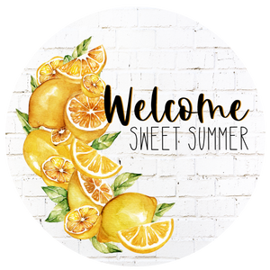 Lemon Summer - Wreath Sign