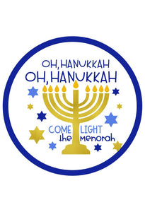 Oh Hanukkah - Wreath Sign