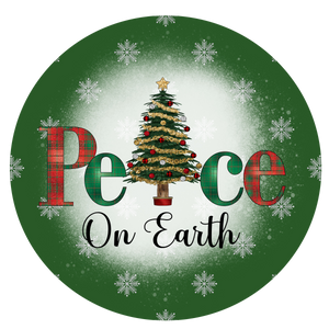 Peace on Earth - Wreath Sign
