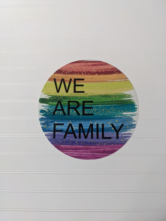 We Are Family Pride - Wreath Sign
