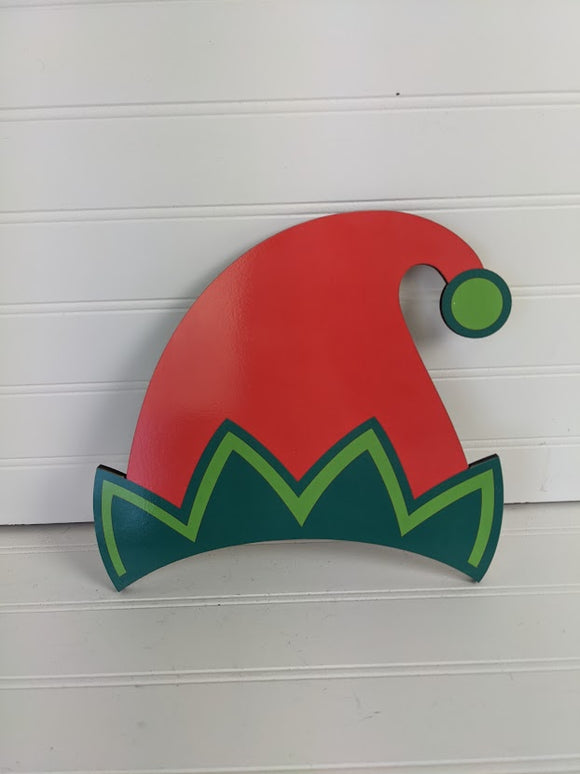 Elf Hat Printed Wreath Attachment