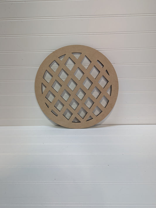 Round Lattice cutout