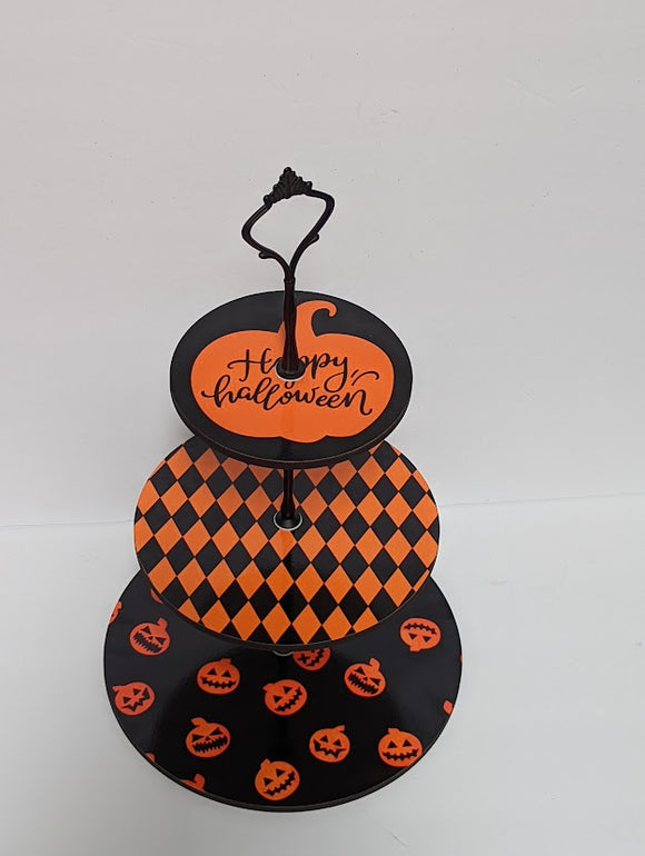 Halloween theme Tiered Tray set