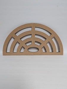 Half wreath base