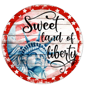 Liberty - Wreath Sign