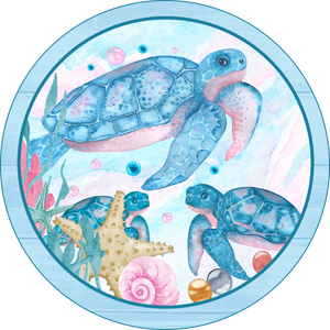 Sea Turtles - Wreath Sign