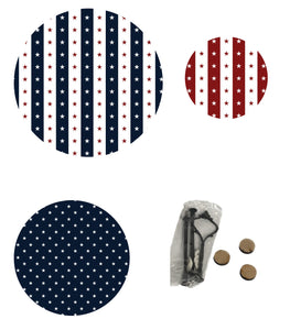 Stars and Stripes Tiered Tray set