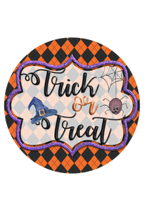 Trick or Treat- Wreath Sign