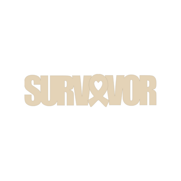Survivor Awareness Cutout