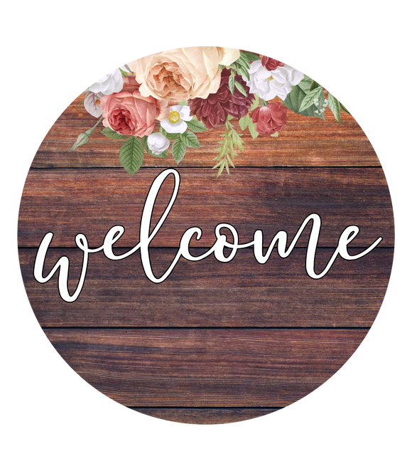 Wood Welcome - Wreath Sign