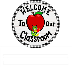 Welcome to Our Classroom Printed Rail