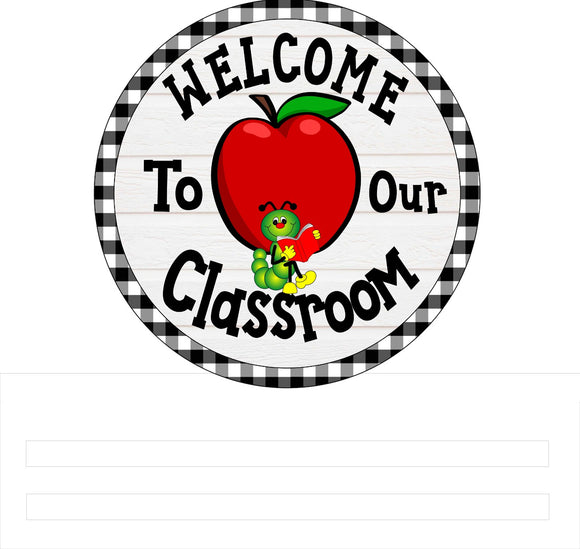 Welcome to Our Classroom Printed Rail