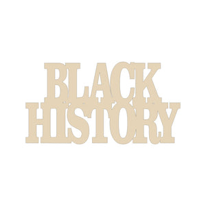 Black History cutout