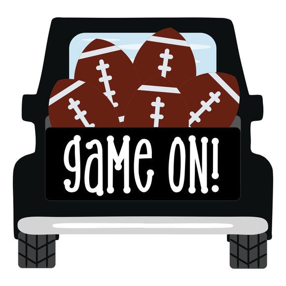Game On Football Truck- Black
